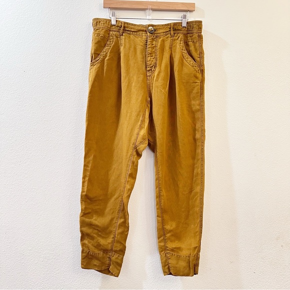 Free People Daytona Harem Crop Beach Pants Size 12 - Picture 4 of 12